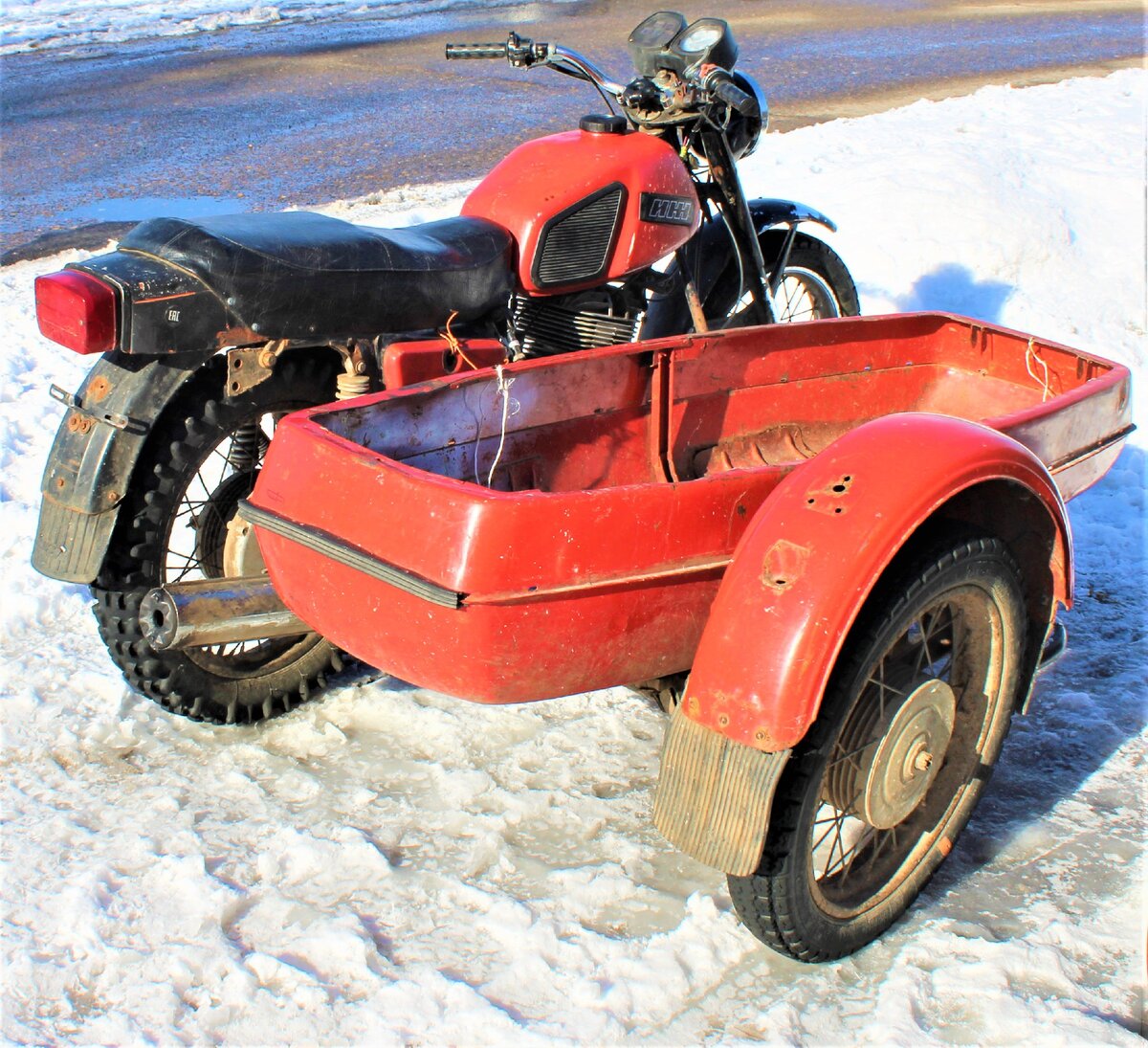 мотоцикл "Планета" с коляской