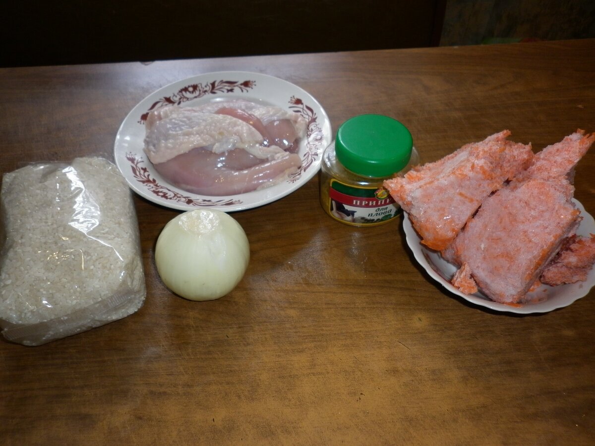 продукты на плов