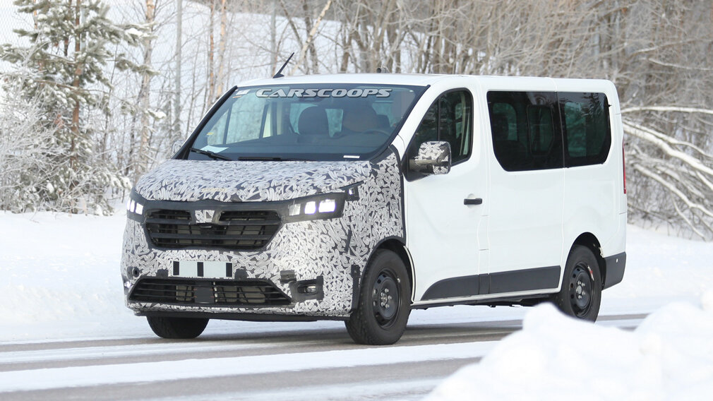Прототип нового Renault Trafic, фото: Carscoops