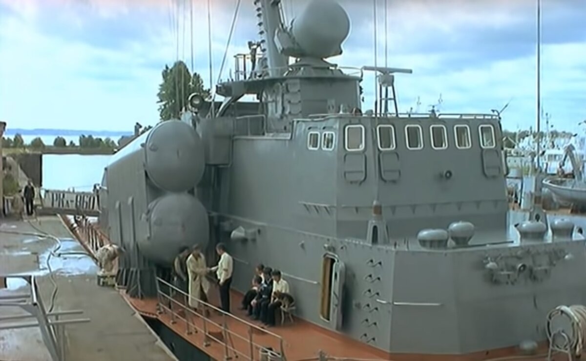 Ракетный катер проекта 1241 "Молния". Источник: скриншот с фильма.