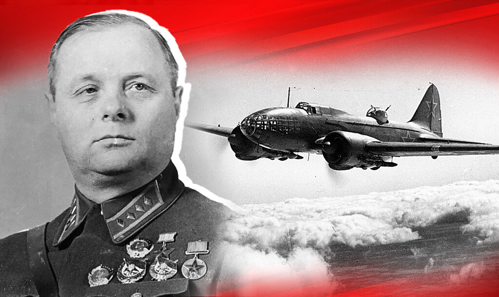 Слева: Мерецков Кирилл Афанасьевич - командующий Карельским фронтом. Справа: Ил-4