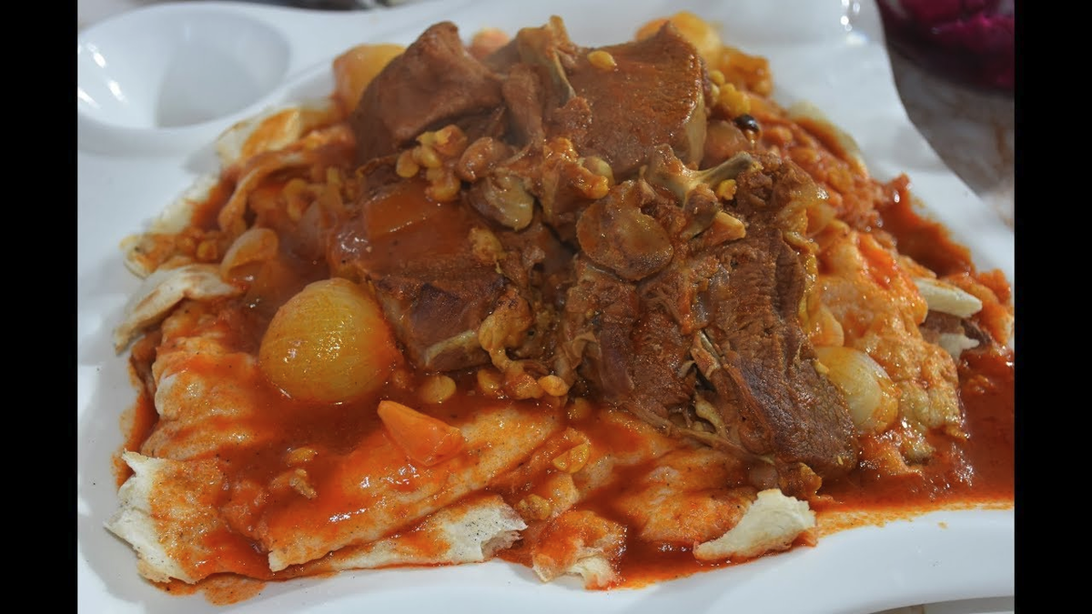 порция на тарелке