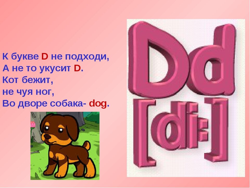 К букве d не подходи. Буква DD. Английская буква д. Буква d в английском языке.