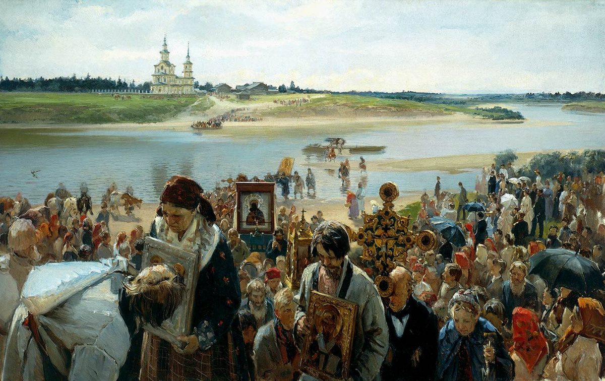 Пряшников И.М. «Крестный ход» 1893. 