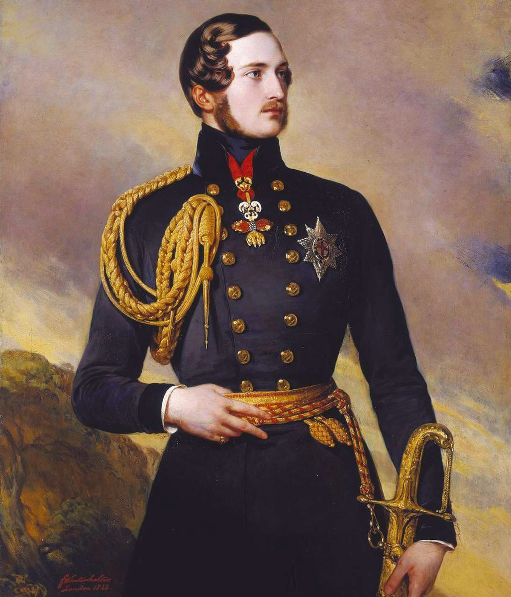 A portrait of 22-yearold Albert in 1842