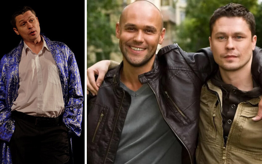 Денис Рожков. Справа с Максимом Авериным в сериале «Глухарь»