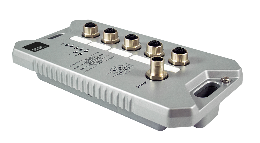 Неуправляемы коммутатор Ethernet HIDRA с защитой IP67 и разъемами M12