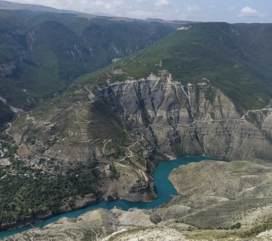 Сулакский каньон в Дагестане