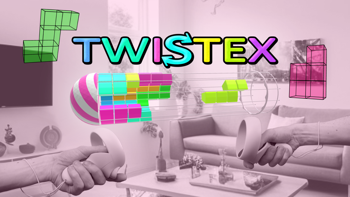 В Meta Quest Twistex поддерживает passthrough для игры в смешанной реальности