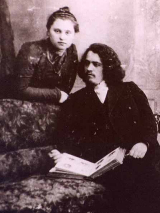 Отец Симеон Шлеев
с супругой Екатериной.
Казань, 1900 г.