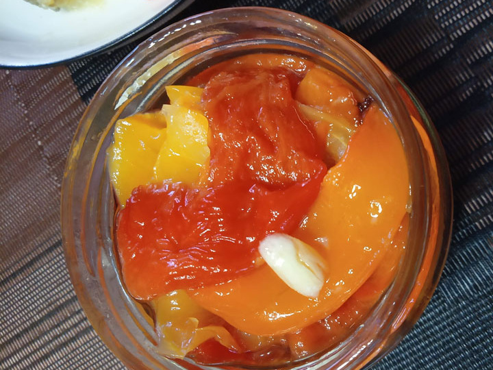 Заготовки на зиму. Запечённый перец в масле