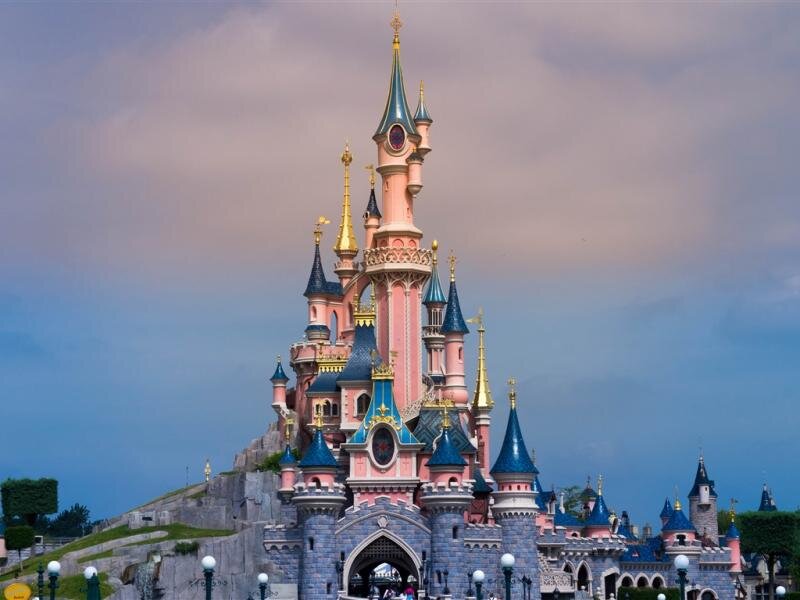 Замок Спящей красавицы в Парижском Диснейленде