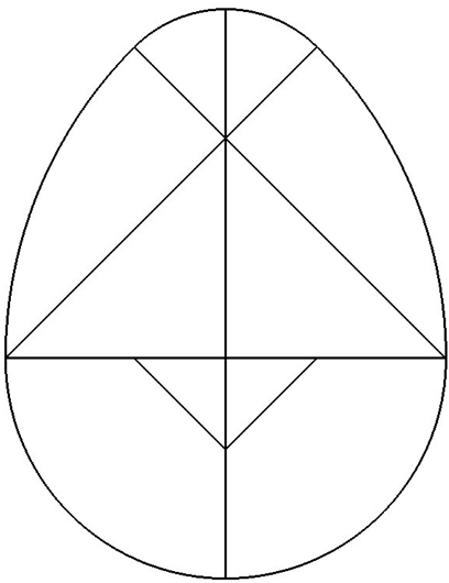 Шаблон Колумбово яйцо для детей, дошкольников- распечатать, скачать