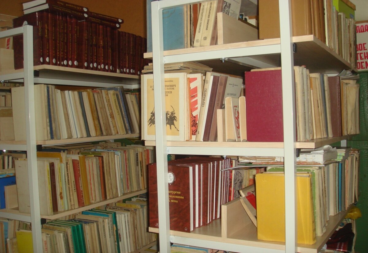 Библиотека старых учебников