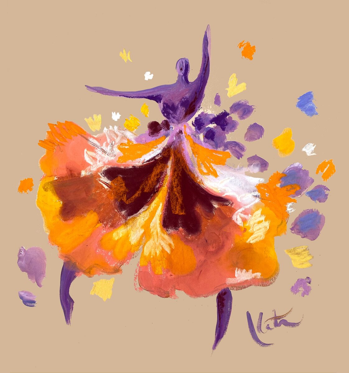 Кэти Роджерс. Фэшн-иллюстрация.