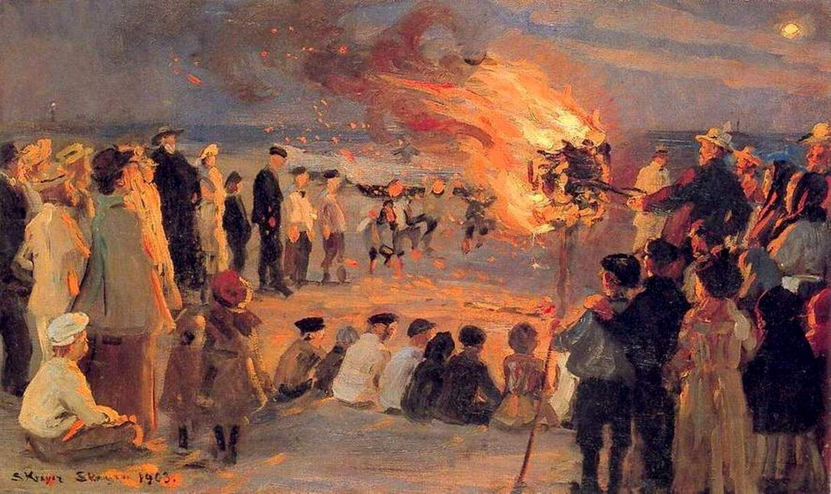 Пляж в Скагене. Педер Северин Крёйер, 1903