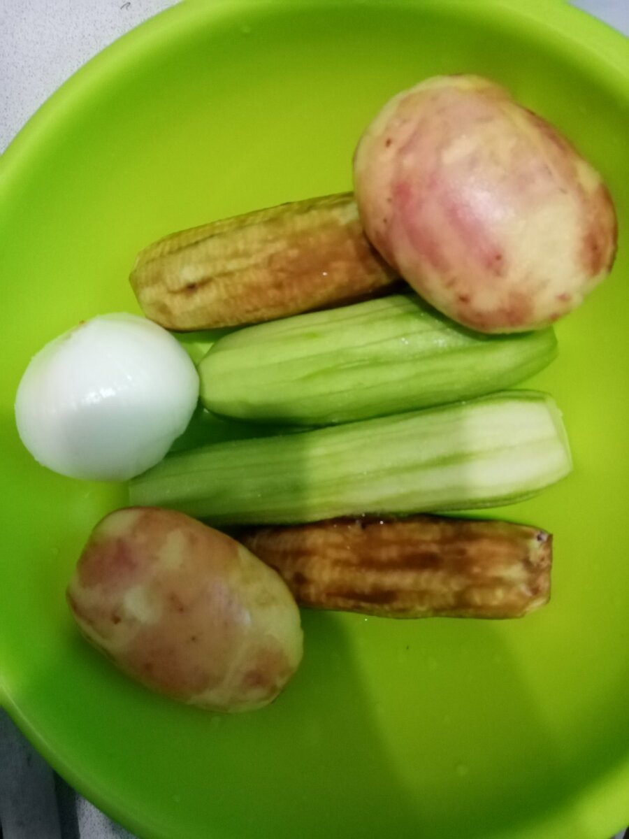 набор овощей очищенных 