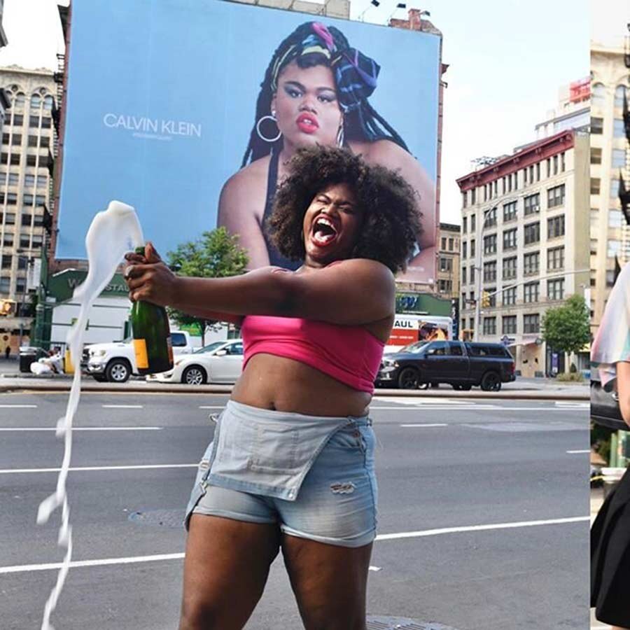 Модель рекламы Calvin Klein