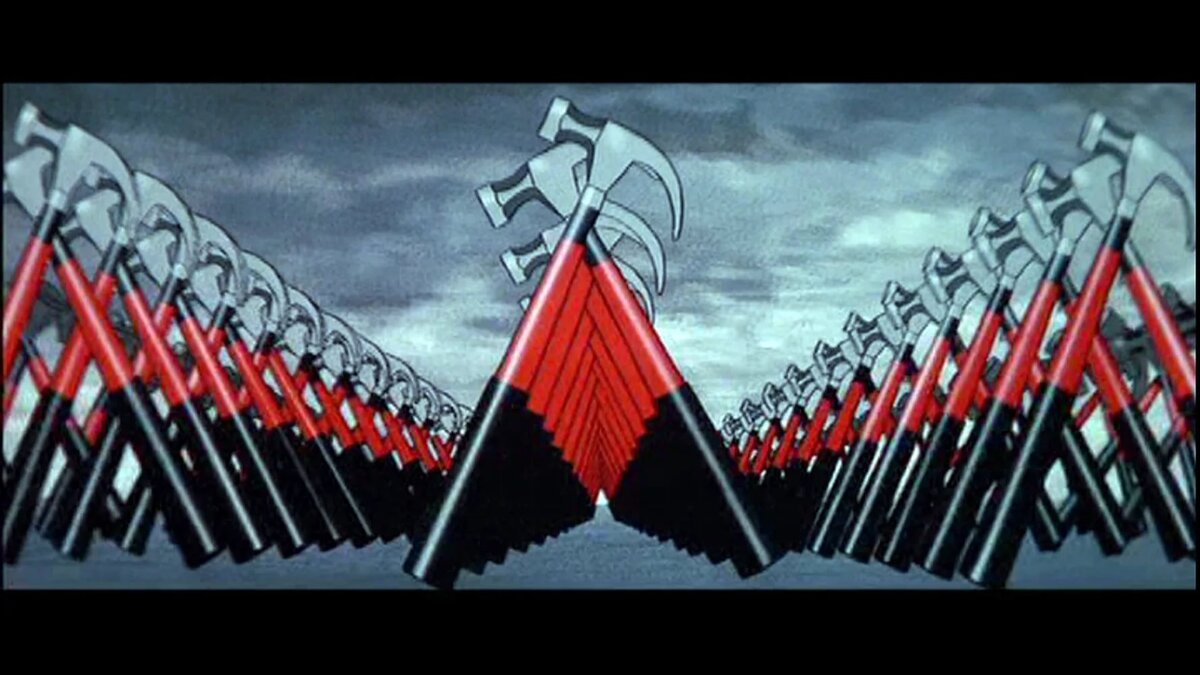Кадр из фильма "Стена" (1982), режиссёр - Алан Паркер