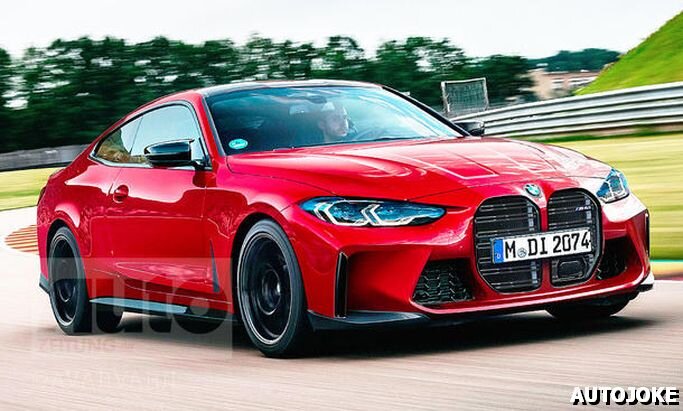 Иллюстрация показывает, как может выглядеть предстоящая M4 с большим двойным радиатором.