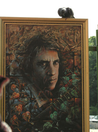 Голубь на картине