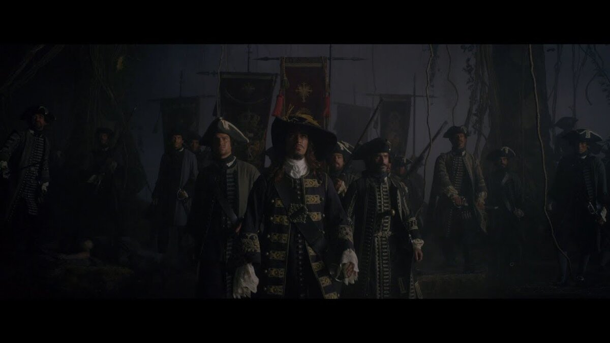 Кадр из фильма "Пираты Карибского моря На странных берегах" Испанцы появились неожиданно. 