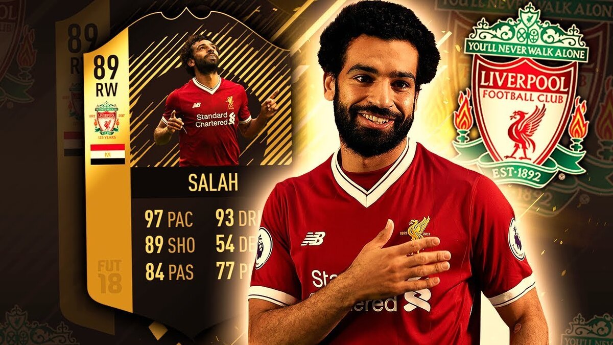 Информ Салаха из FIFA 18