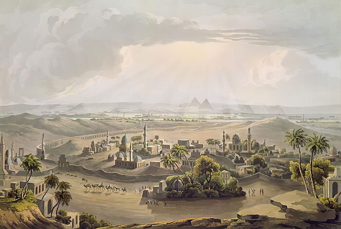 Генри Солт, Пирамиды в Каире, 1809 г.