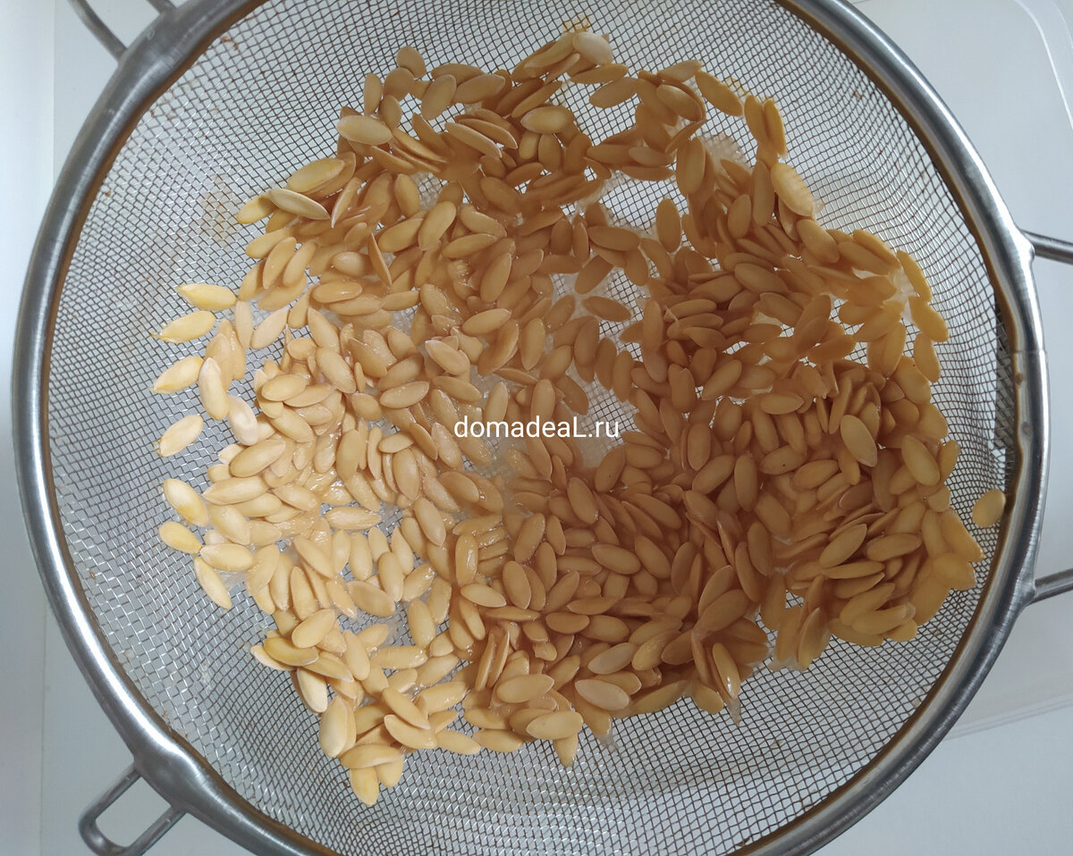 промываем семена