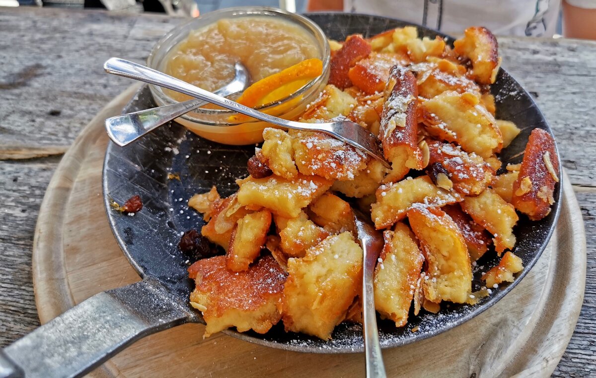 Кайзершмаррн с яблоками