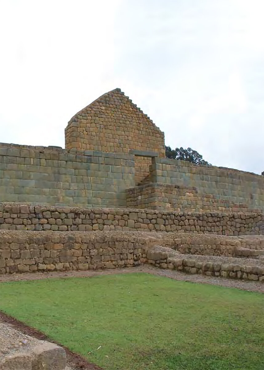 Храм Солнца. Ингапирка. Источник: Complejo Arqueológico de Ingapirca, Instituto Nacional de Patrimonio Cultural.