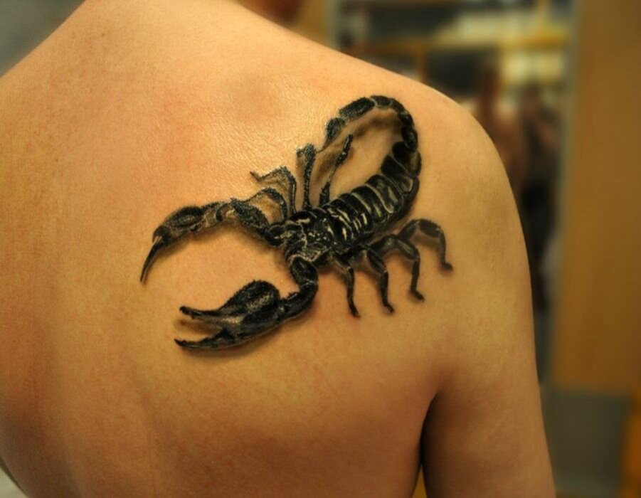 Тату знак зодиака Скорпион ♏ — значение, фото, эскизы и примеры для девушек и мужчин