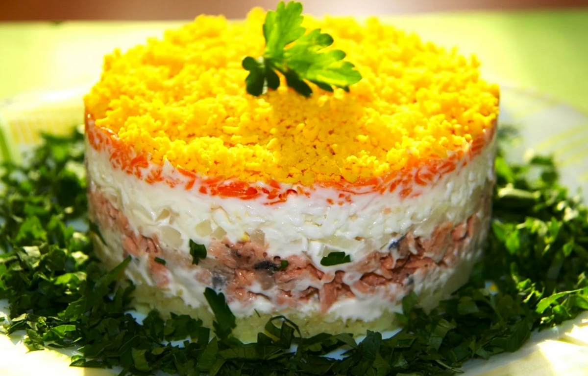 салат "Мимоза"