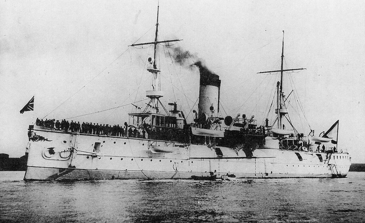 Броненосный крейсер "Адмирал Нахимов", фотография 1899 года