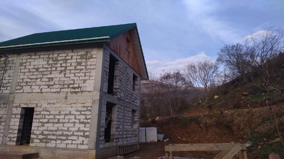 Наши ошибки при строительстве дома в Крыму: предварительные итоги