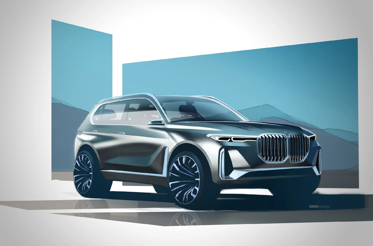 Bmw x7 рисунок