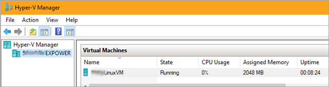 Hyper-V Manager