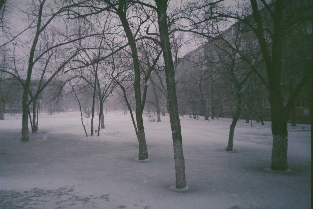 Отсутствие света в зимний день