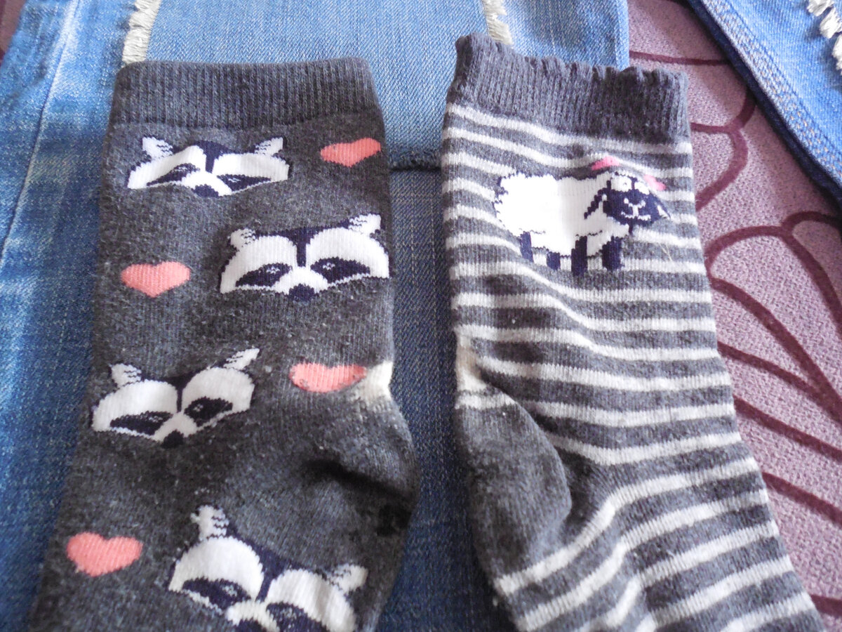 Те самые носки. Думаете, детские? Мои!