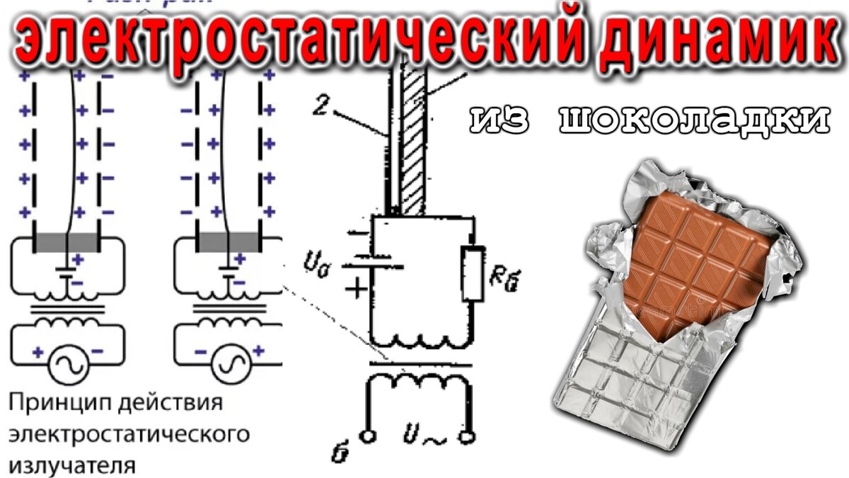 электростатический громкоговоритель в домашних условиях