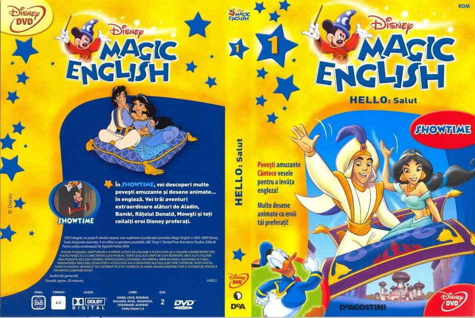 Про дисней на английском. Magic English диск. Волшебный английский Дисней. Disney's Magic English журнал. Дисней на английском.