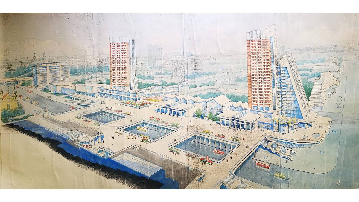 Вот так бы мог выглядеть участок улицы Немига.