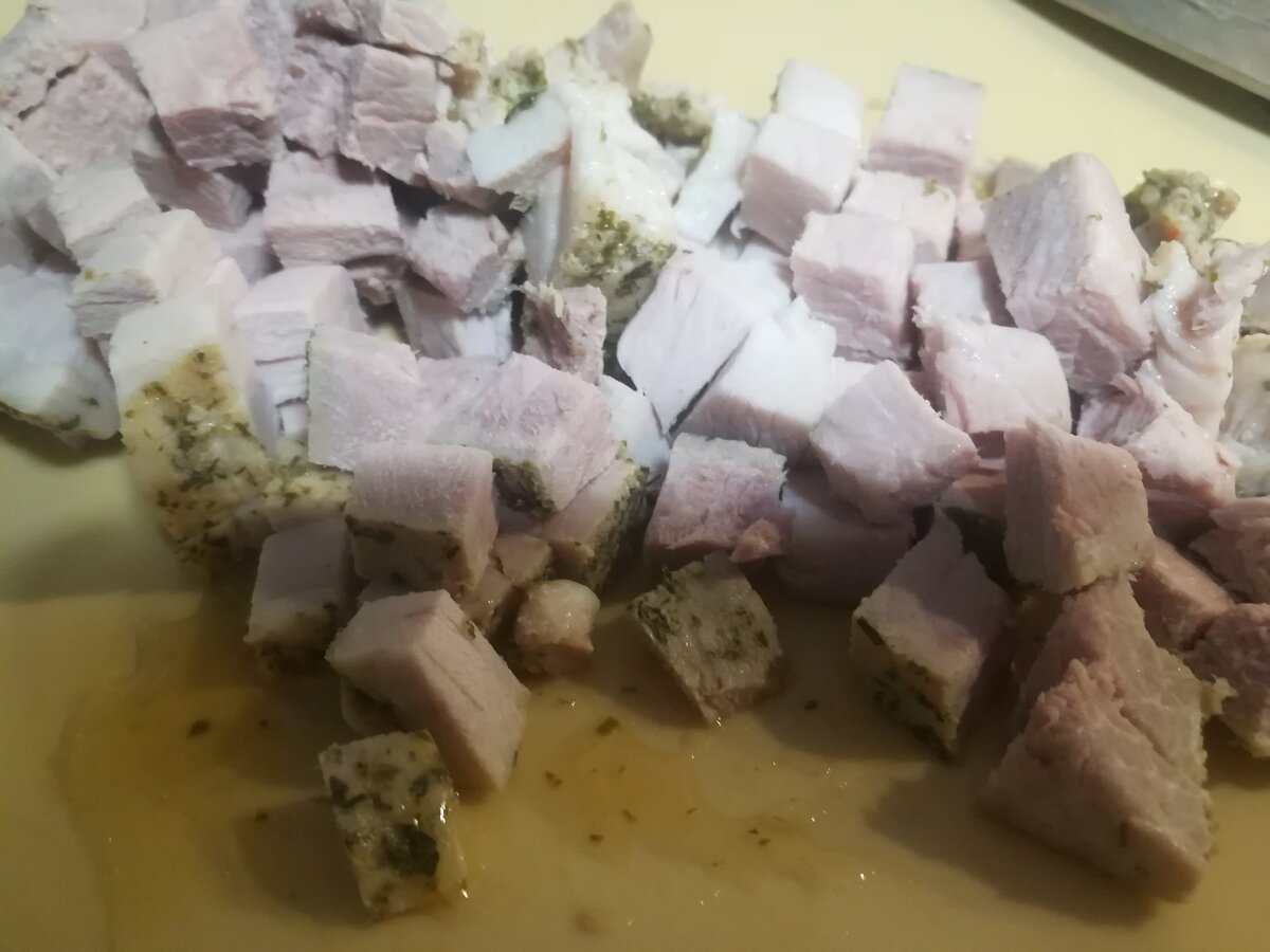 Нарезанные кусочки