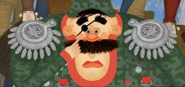 Кадр из м/ф "Сказ про Федота-стрельца...", 2008