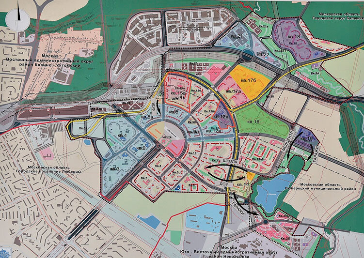 16 квартал некрасовка план застройки