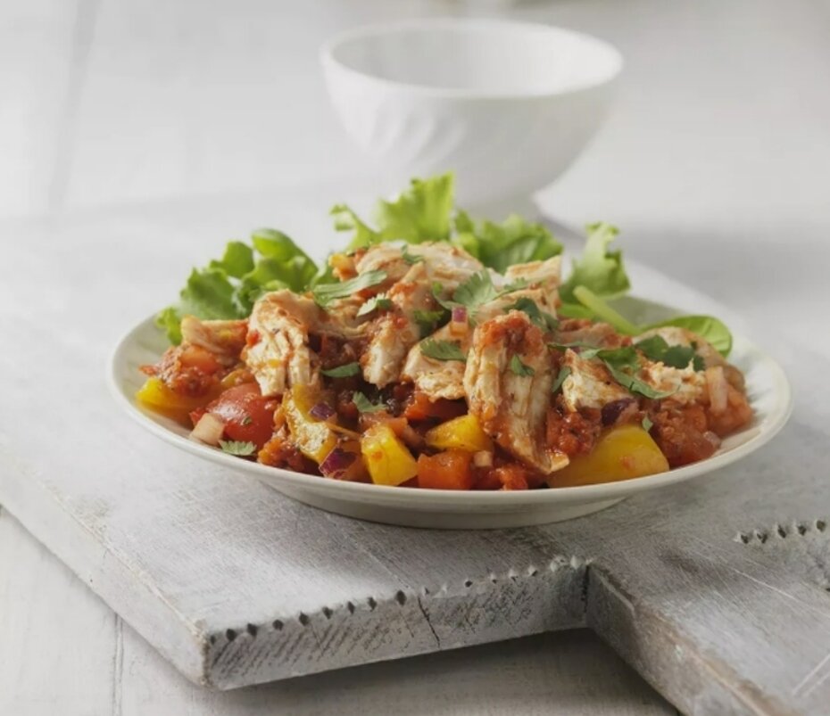 Курица с перцем, обжаренная во фритюре. Быстро и очень вкусно🍗