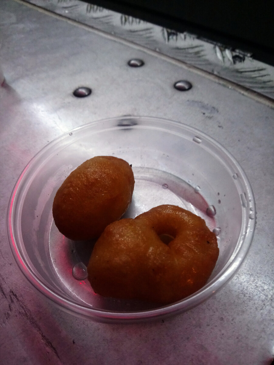 Вкусные были пончики