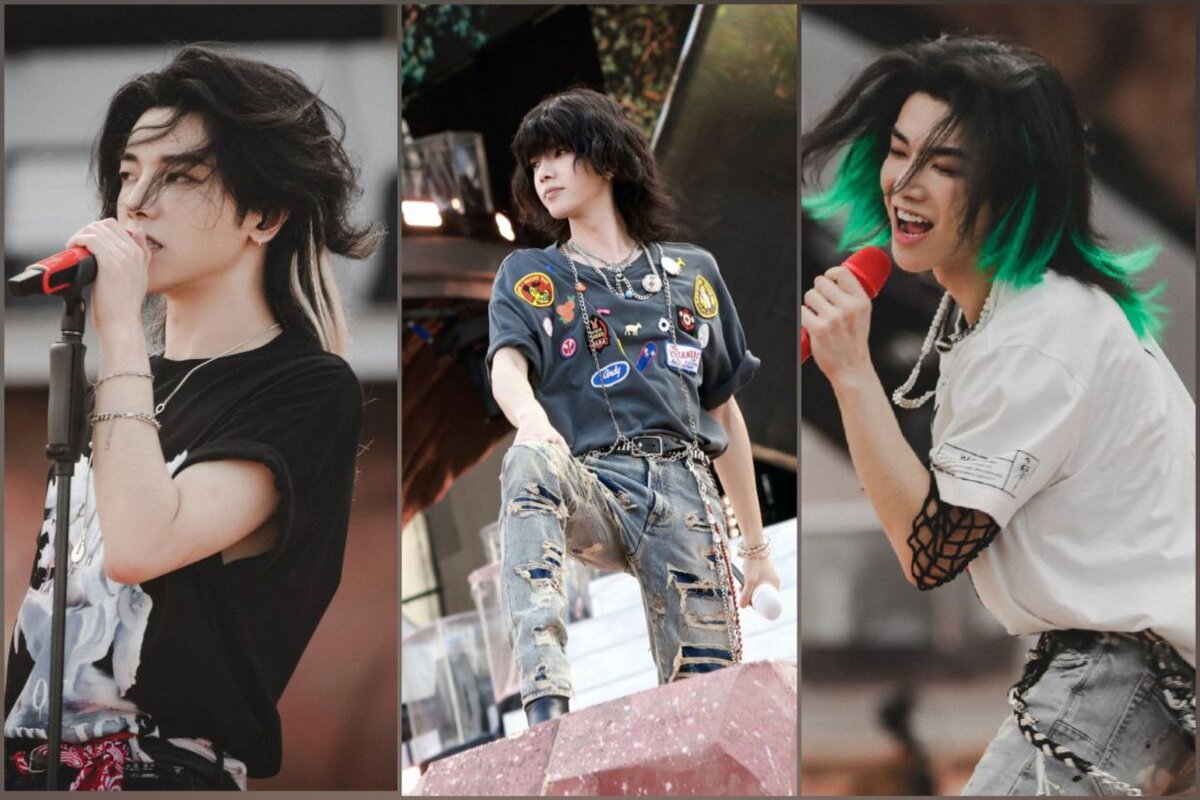 Три дневных образа с трёх дней концерта.