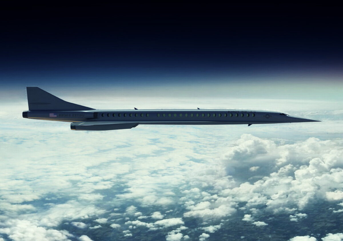  Самолет Overture. Источник фото airforce-technology.com. (Boom Supersonic).