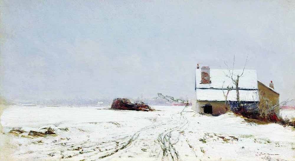 Зимний пейзаж. 1890-е